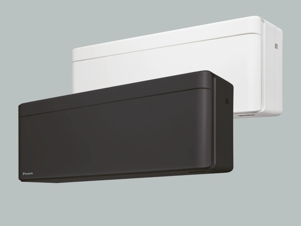 Daikin Stylish innedel i matt sort og hvit